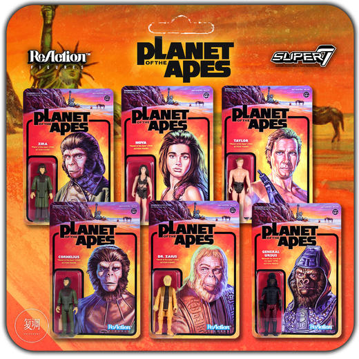 Super7 人猿星球挂卡 Planet of the Apes ReAction Figure 商品图0