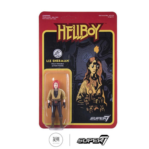 Super7 地狱男爵挂卡 Hellboy ReAction Figure 商品图1