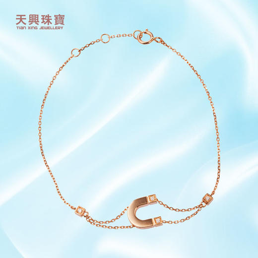 18K镶钻石手链 商品图0