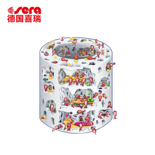 【喜瑞】呼吸玻璃过滤环 15mm 50L 商品图2