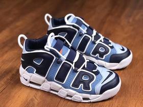 Nike Air More Uptempo 96 QS'Denim' 皮蓬初代系列经典高街百搭休闲运动文化篮球鞋“牛仔丹宁三色 皮蓬全新牛仔布拼接人气配色