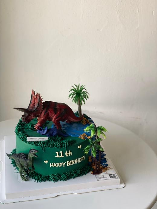 男宝宝恐龙奶油蛋糕 商品图0