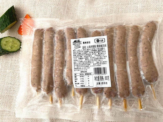 万威客火鸡肉香肠（黑胡椒风味）600g 商品图1