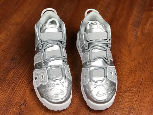Nike Air More UPTEMPO 耐克皮蓬系列 唯一正确版 篮球鞋 情侣鞋 法兰西  染日不落  黑金  白蓝 葡萄三色 冰淇淋  紫绿变色龙 商品图4