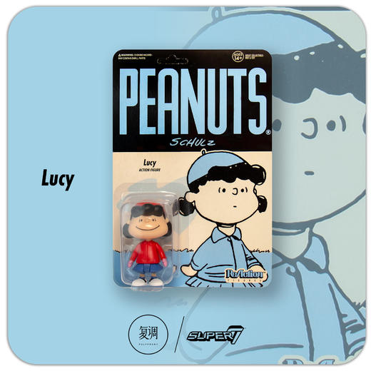 Super7 花生漫画 史努比 挂卡 Peanuts ReAction Figure SDCC限定版 商品图7