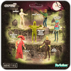 Super7 环球怪物挂卡 Universal Monsters ReAction Figure