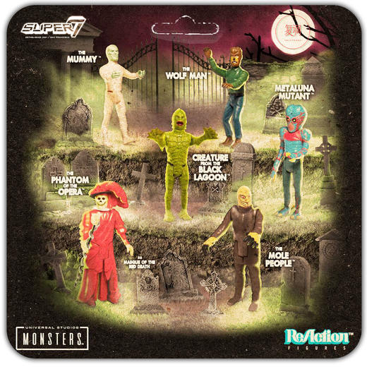 Super7 环球怪物挂卡 Universal Monsters ReAction Figure 商品图0