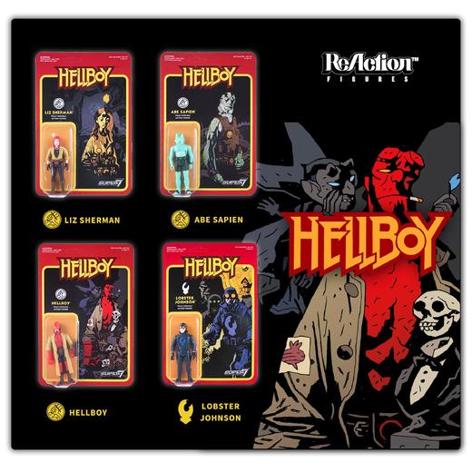 Super7 地狱男爵挂卡 Hellboy ReAction Figure 商品图0
