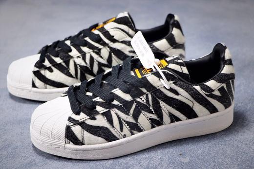 阿迪达斯Adidas 阿迪达斯 Superstar 贝壳头 头层皮 超软蓝底 36--44带半码 商品图6