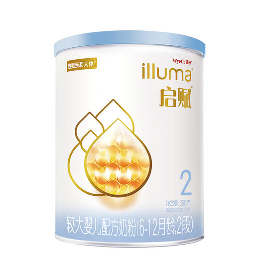 118店-惠氏启赋较大婴儿配方奶粉新包装（2段350克） 商品图0