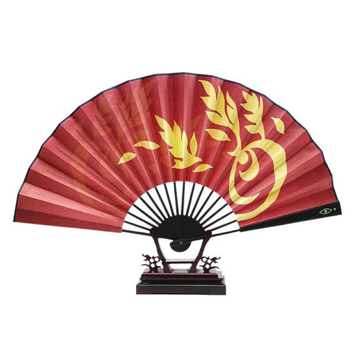 直播赠品请勿单独拍下 和风阴阳师—晴明脸狐场景主题扇 商品图2