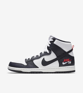 NIKE sb ZOOM DUNK HI PRO’University Red’-854851-661梦之红 36--45
