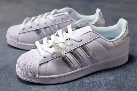 阿迪达斯Adidas 阿迪达斯 Superstar 贝壳头 头层皮 超软蓝底 36--44带半码 商品图7