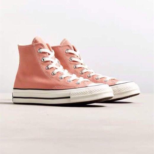 正确软蓝底 匡威 Converse 1970s 经典高帮 1970 复古黑 蓝色 藕粉 粉色 落叶黄 纯白 白色 商品图12