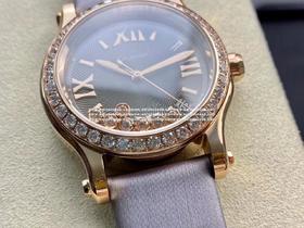 《YF》正品开模 新品推出 萧邦快乐钻278559-3003 采用手工丝绸带无法掩饰的奢华感 YF一直追求与原装一致 不胡乱修改任何原装没有的款式。