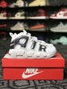Nike Air More UPTEMPO 耐克皮蓬系列公司级  白 银 李小龙   标权志龙上脚  Supreme三色拼接 Supreme联名金色大R   篮球鞋情侣鞋  大AIR皮蓬 涂鸦联名款 商品缩略图1