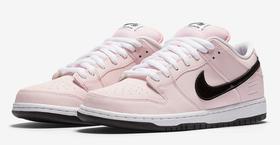 带反光Nike sb  Dunk Low Elite “Pink Box”833474-601男女滑板鞋