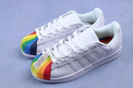 阿迪达斯Adidas 阿迪达斯 Superstar 贝壳头 头层皮 超软蓝底 36--44带半码 商品图5