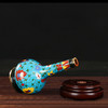 【彼达思】景泰蓝 镶和田玉和合平安花瓶φ138*275 商品缩略图2
