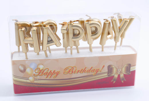 字母 生日快乐蜡烛 商品图0