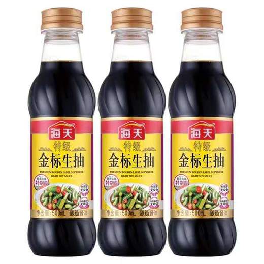 海天金标生抽500ml 商品图0