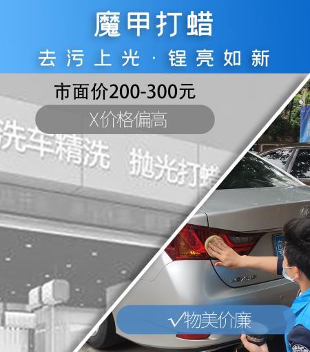 【广、佛、中-奥园业主专享】汽车清洗打蜡 车内杀菌消毒 上门到家服务 商品图1