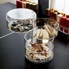 【耳环化妆品透明盒】旋转首饰盒 多层发卡头饰耳环收纳整理盒 商品缩略图1