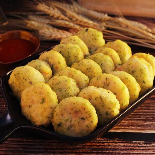 海苔鳕鱼鲜虾饼 外酥里嫩 鲜味好美味 500g/袋 商品图9