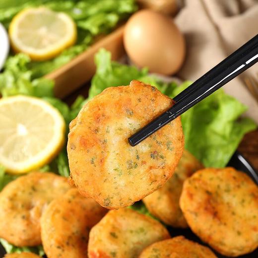 海苔鳕鱼鲜虾饼 外酥里嫩 鲜味好美味 500g/袋 商品图1