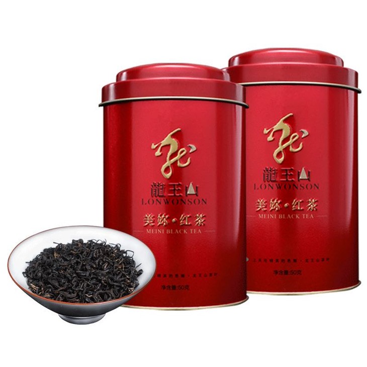 龙王山白茶旗舰店正宗二级安吉红茶罐装50g高山茶叶2019年新茶