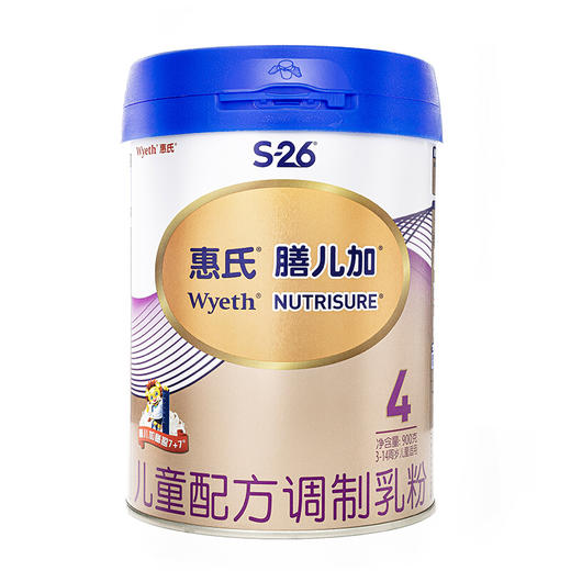 惠氏膳儿加儿童配方调制乳粉（4段 900克） 商品图0