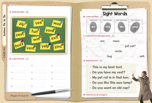 丽声瑞格叔叔自然拼读法青少版1(外研社英语分级阅读)(点读版)(配光盘) 商品图3