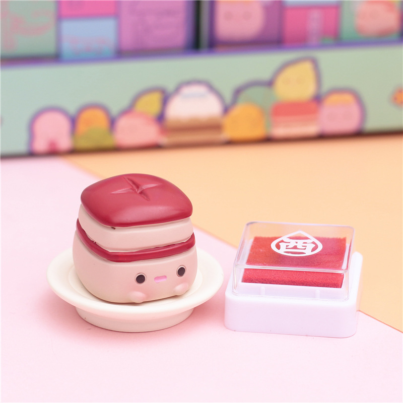 可爱创意盲盒 萌宠图案印章盲盒