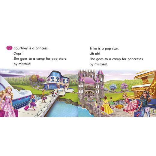 芭比公主英语启蒙分级绘本3 商品图1