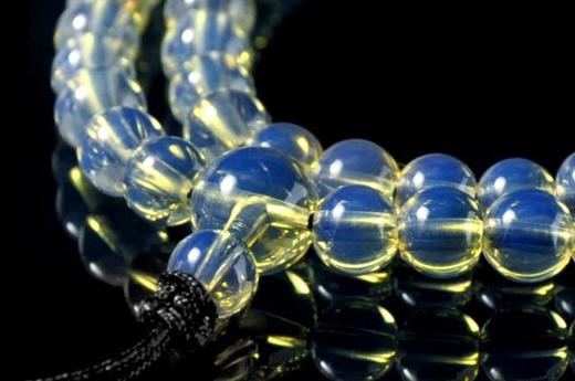 百八烦恼风·多米尼加蓝珀天空蓝108佛珠 商品图5