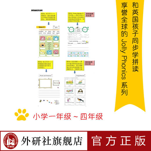 丽声快乐自然拼读教程4  jolly phonics 商品图1