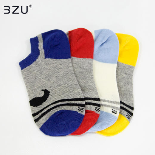 【第2件0元】8双装儿童袜子春秋薄款夏季纯棉男童女童中大童透气网眼春夏天A49101-1 商品图0