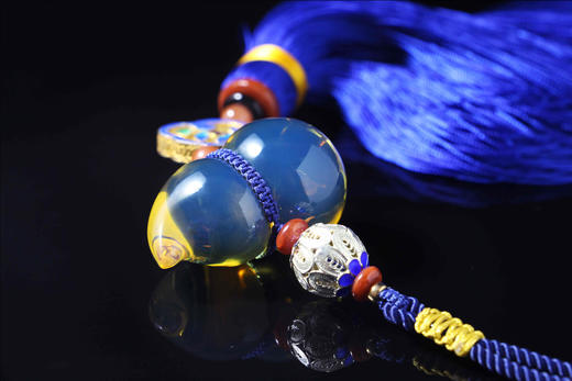 吉祥葫芦·墨西哥蓝珀 立体葫芦挂件车挂 商品图6