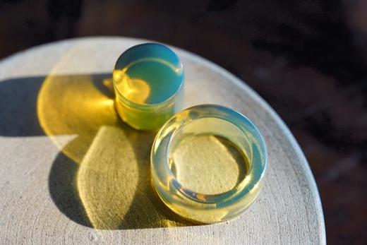 墨西哥蓝珀高蓝扳指 商品图0