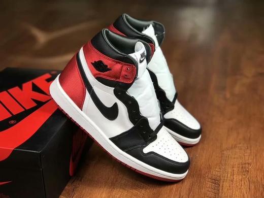 AJ1 Air Jordan 1 Satin 'Black Toe'纯原版本 丝绸黑脚趾 商品图2