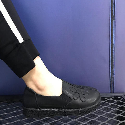 豪行女单鞋28390107全皮 商品图2