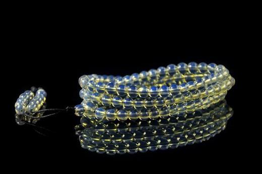 百八烦恼风·多米尼加蓝珀天空蓝108佛珠 商品图1