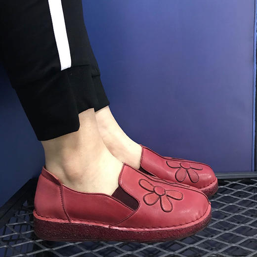 豪行女单鞋28390107全皮 商品图4