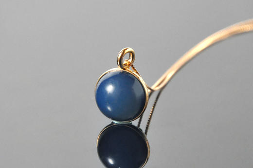 花蜜·墨西哥蓝珀18K玫瑰金套系 镂空绣球套装 商品图2