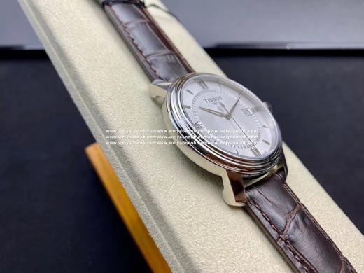 全原天梭，T097港湾系列情侣对表，简洁百搭商务表，原装瑞士ETA石英机芯，全部原装配件组装，男~40mm女～28mm表径。一表一号，三码一表，全新全套出。 商品图6