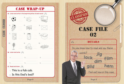 丽声瑞格叔叔自然拼读法青少版1(外研社英语分级阅读)(点读版)(配光盘) 商品图2