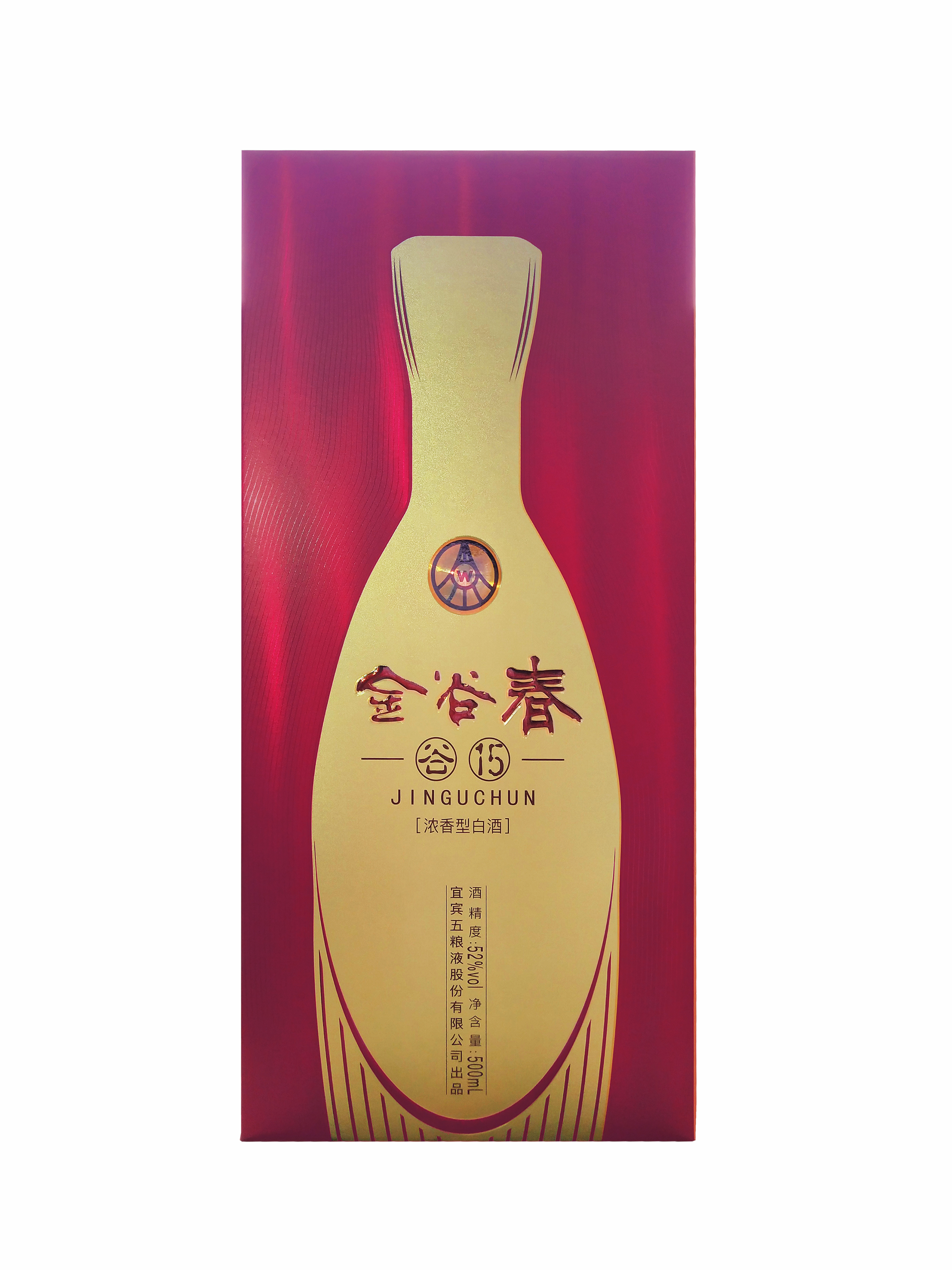 五粮液 金谷春(谷15) 浓香型52度500ml【本商城规格1件即为1瓶】