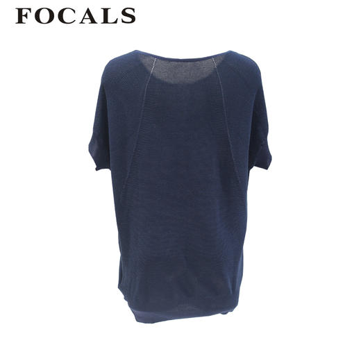 FOCALS福柯斯女装夏季新款半袖针织衫毛衫YWBM093B3 商品图2