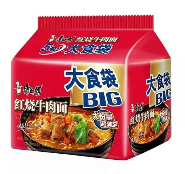康师傅大食袋5连包