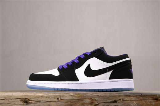 aj1 AJ1 乔丹1代 乔1 乔1低帮系列 Air Jordan 1  巴黎圣日耳曼黑脚趾黑紫黑红鎏金黑色 商品图1